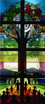 8ft high Church hall window