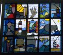 stained glass Primary school window